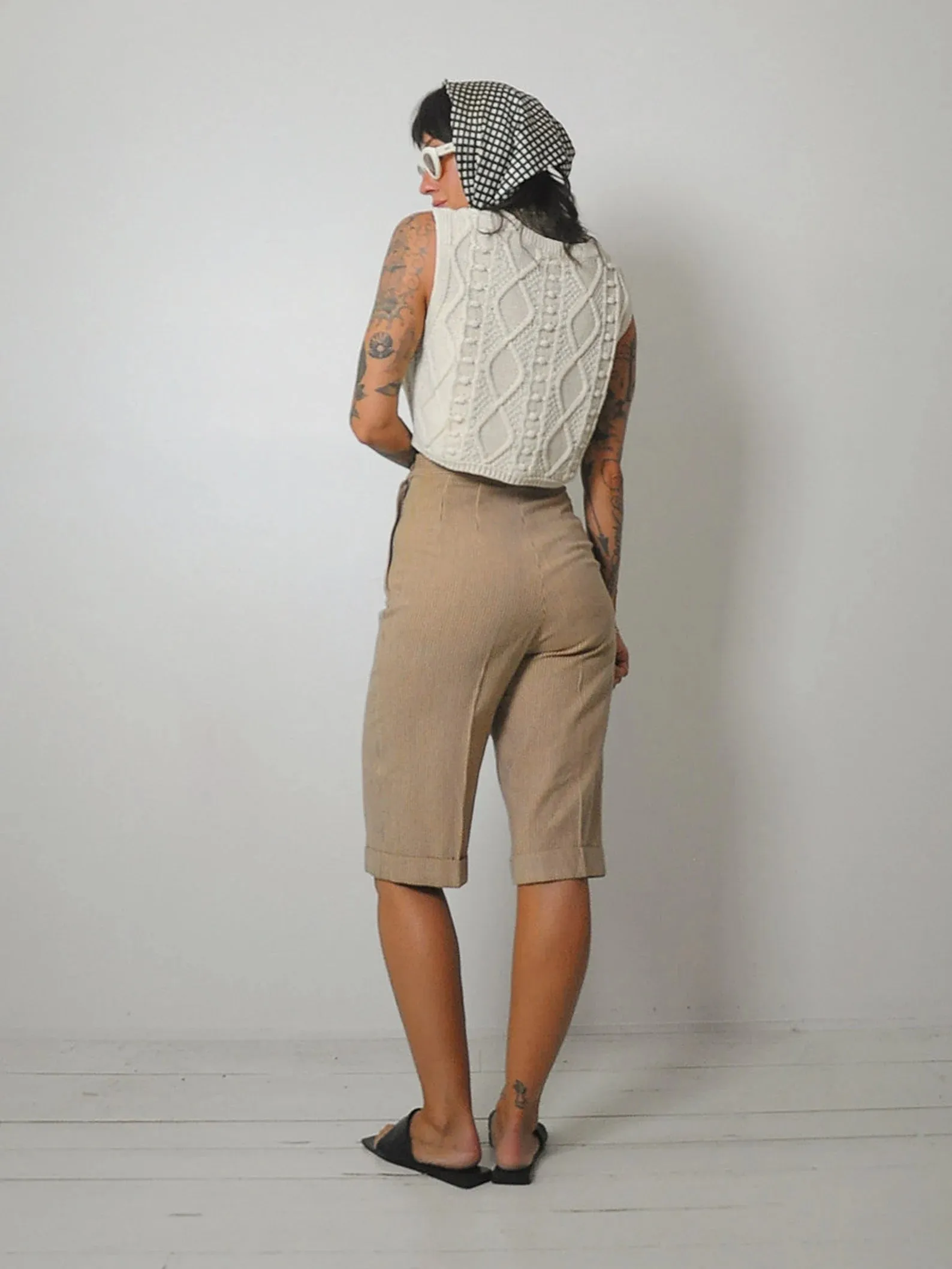 1950's Varel Side Zip Bermuda Shorts