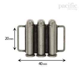 20mm Bullet Front Buckle Closure : 170476