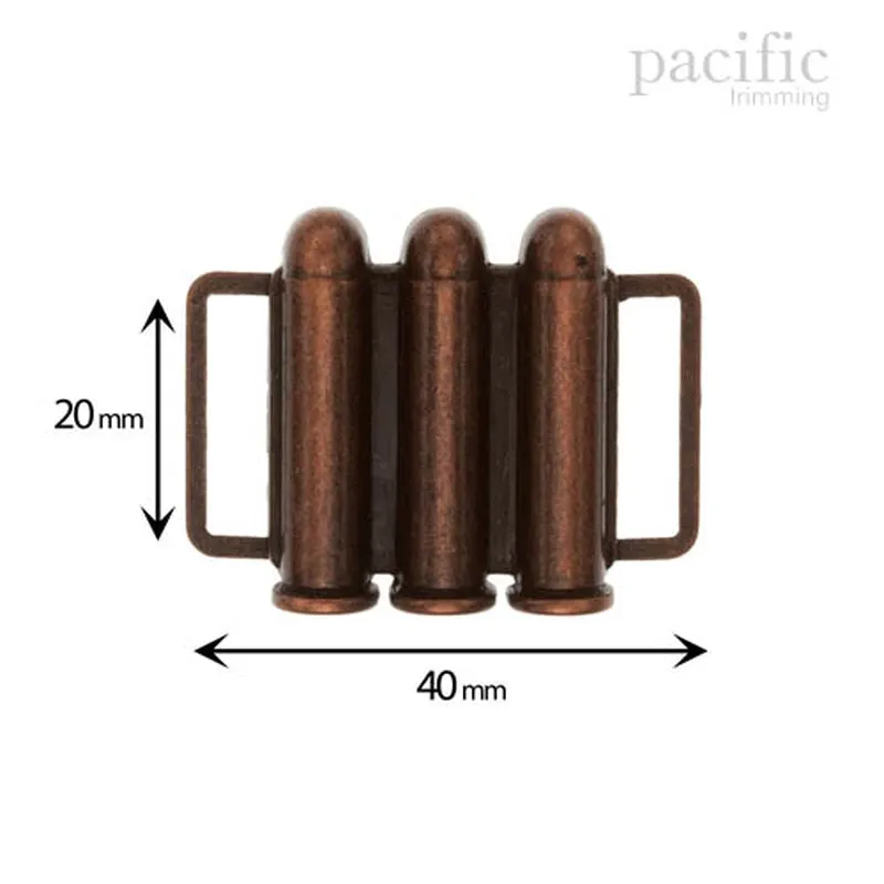 20mm Bullet Front Buckle Closure : 170476