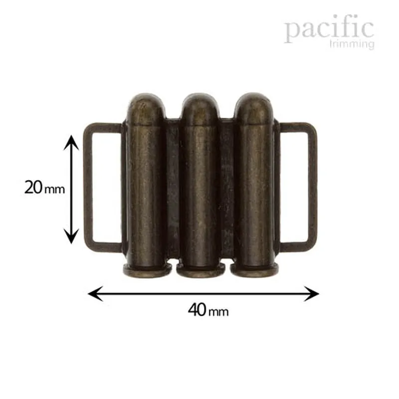 20mm Bullet Front Buckle Closure : 170476