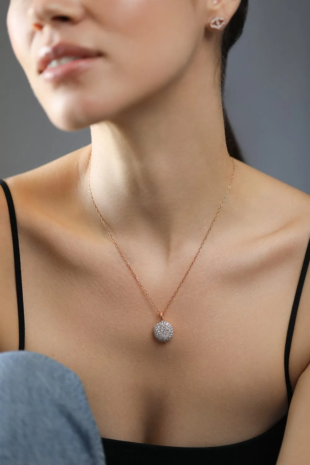 2.10mm Rose Gold Link Necklace - 16"
