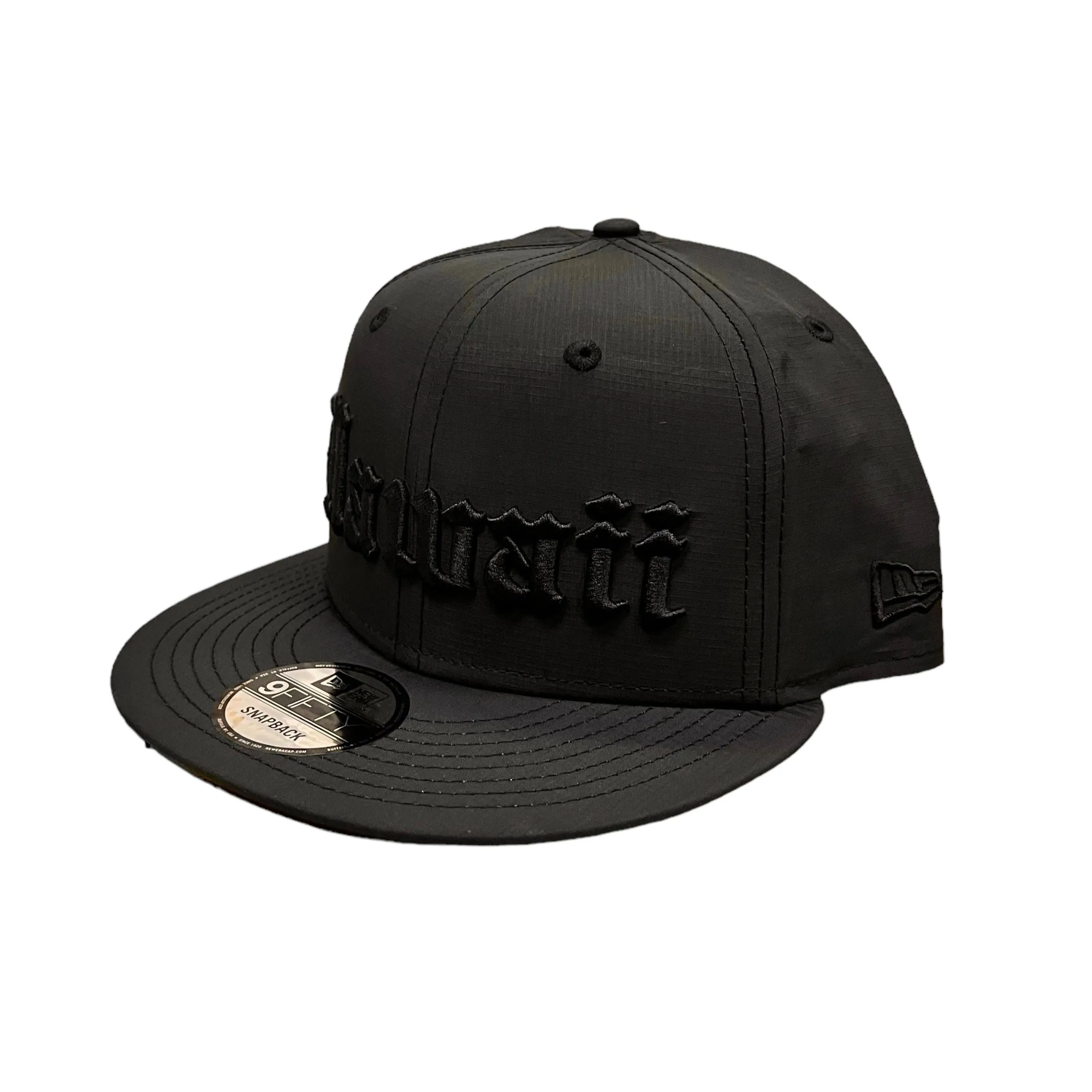 808allday New Era Blacked Out Ripstop Snapback