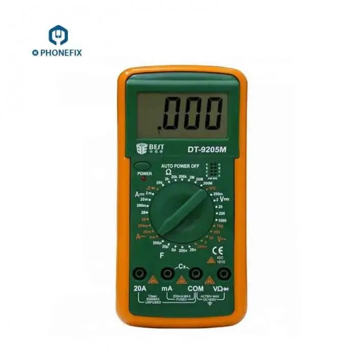 9205M Handheld Multimeter LCD Digital Universal Soldering Meter