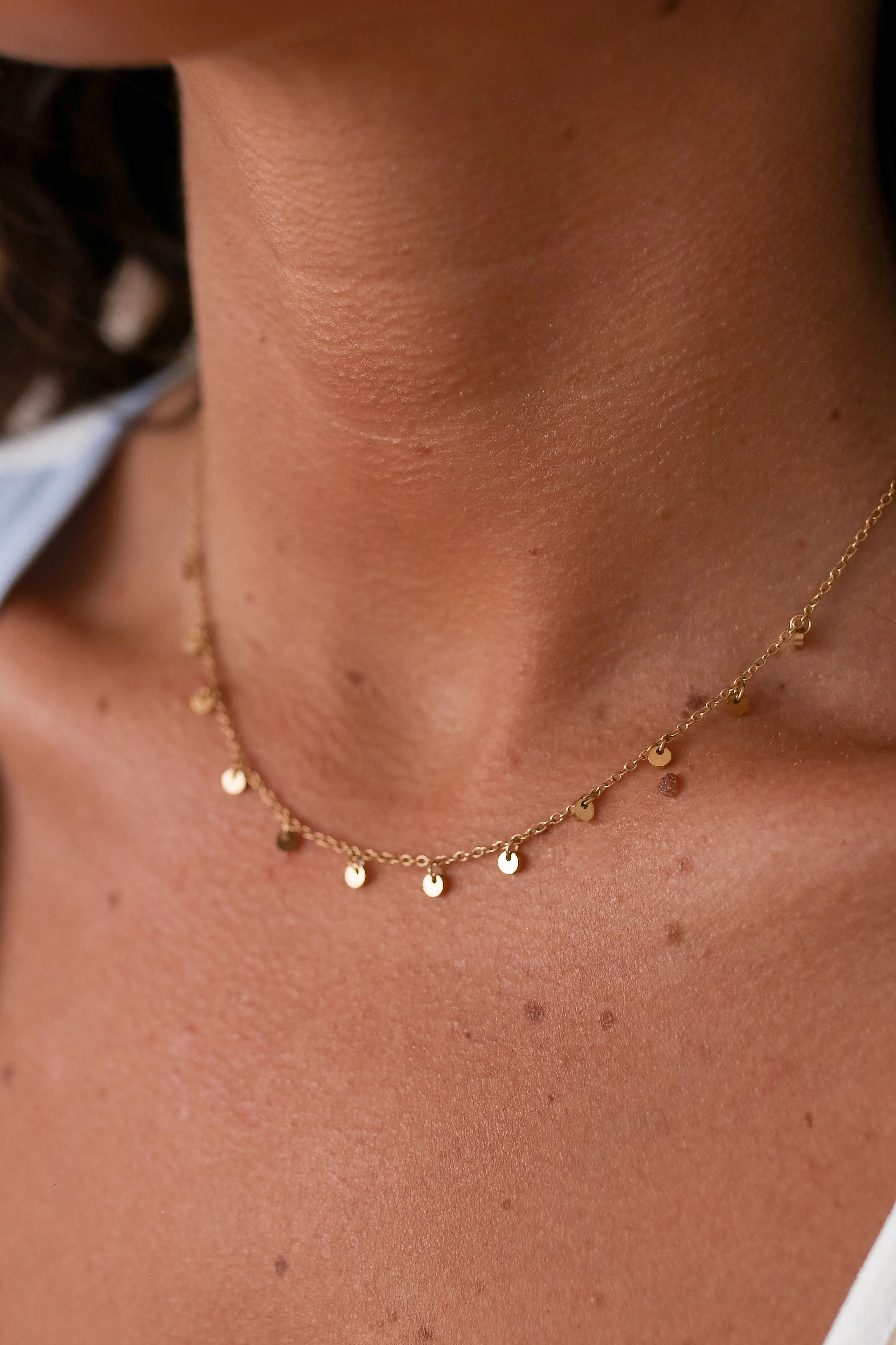 Adena - Stainless Steel Gold or Silver Necklace