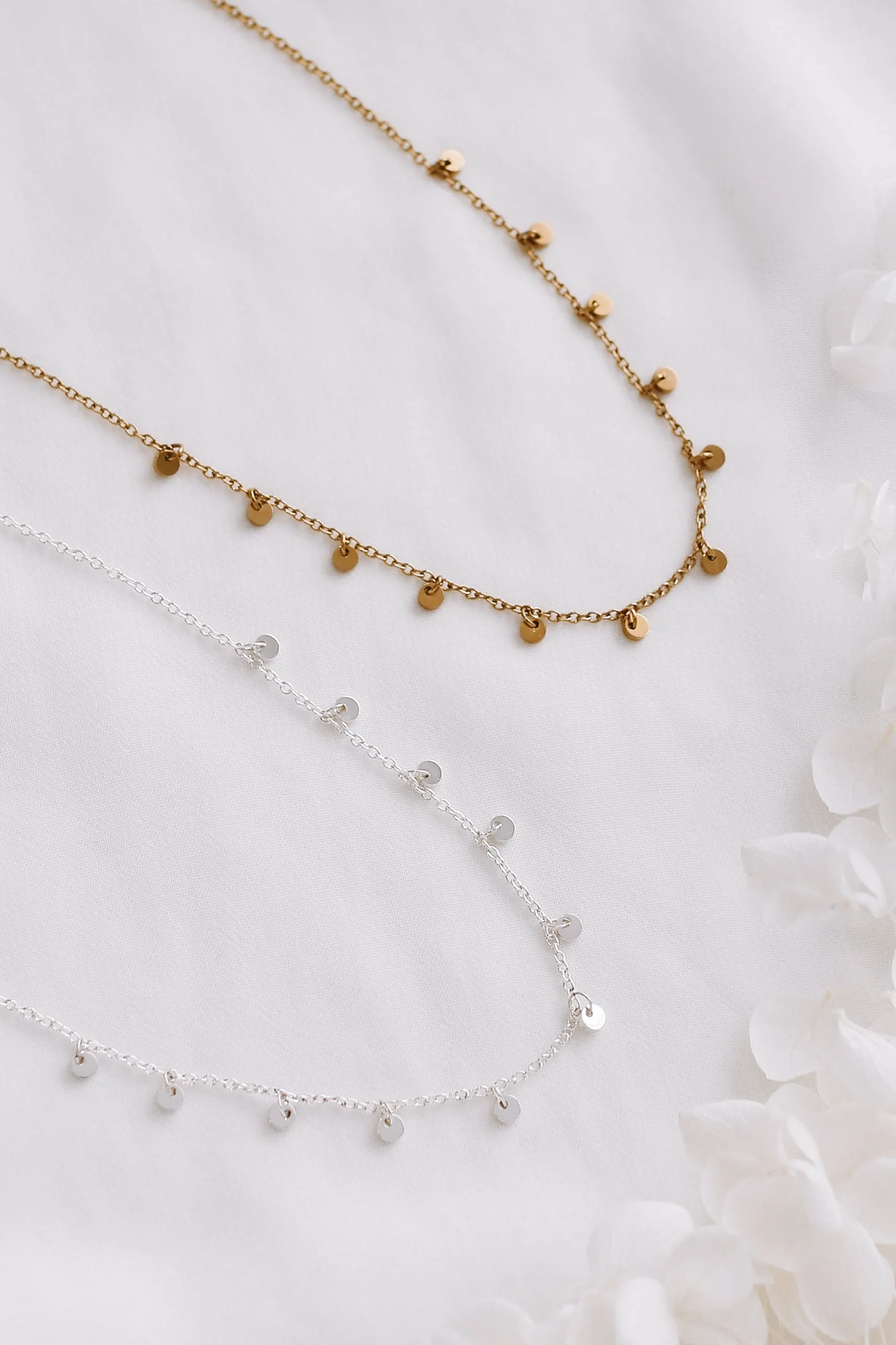 Adena - Stainless Steel Gold or Silver Necklace