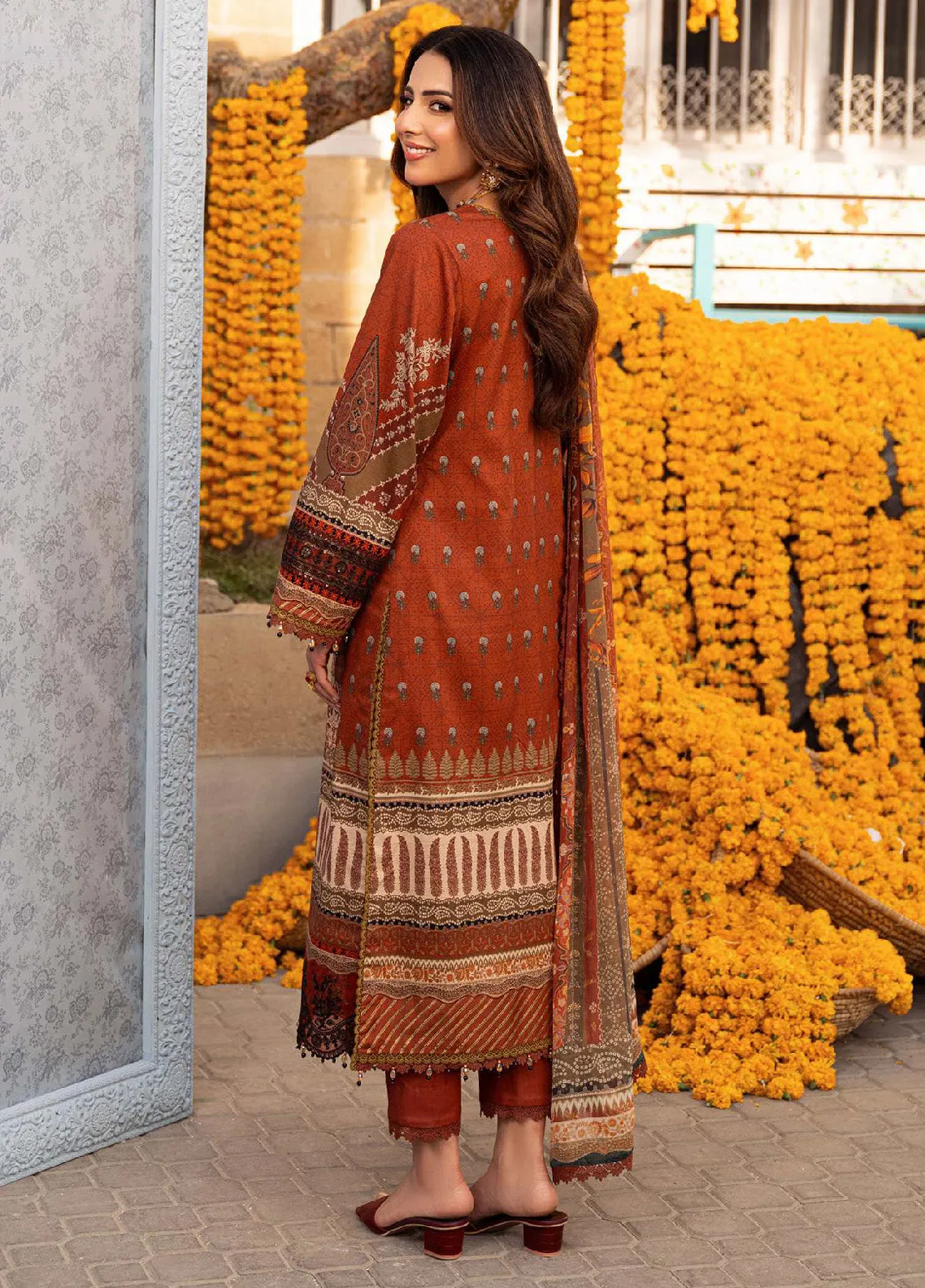 Aira By Asim Jofa Embroidered Jacquard Unstitched 3 Piece Suit - AJ24AP AJAR-03