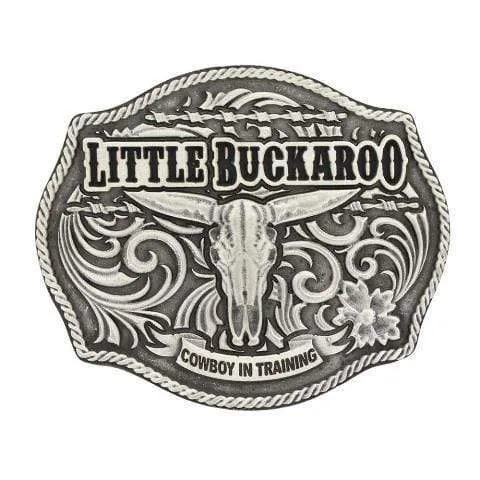 Ariat Kids Skull Attitude Buckaroo Belt Buckle (A608S)
