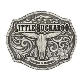 Ariat Kids Skull Attitude Buckaroo Belt Buckle (A608S)