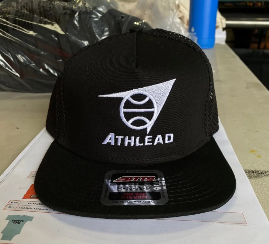 Athlead - Premium Trucker Hat Black