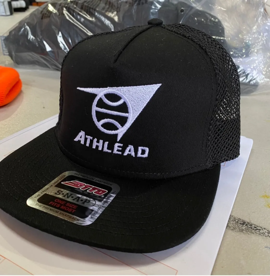 Athlead - Premium Trucker Hat Black