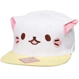 Bananya Face with Ears Snapback Cap