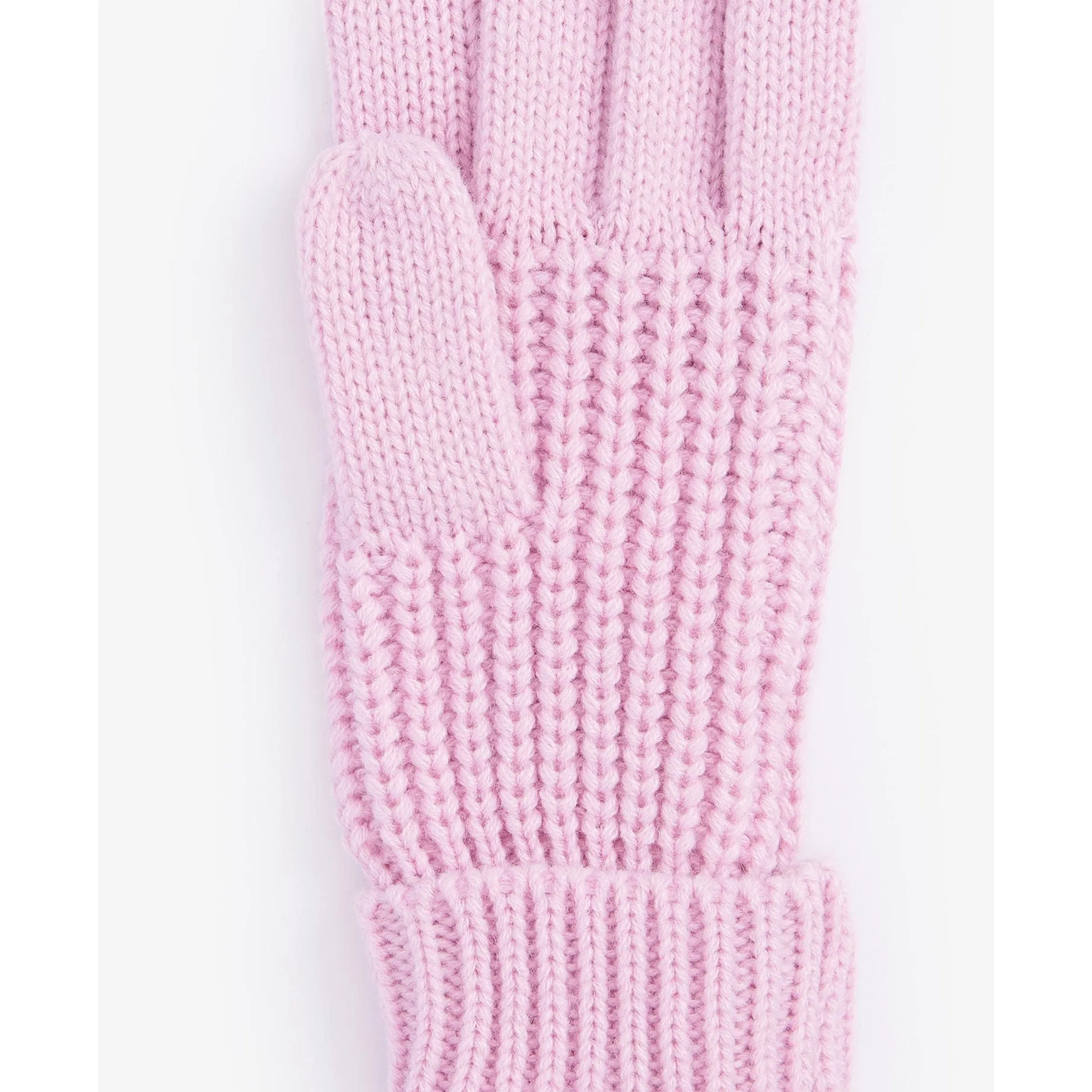 Barbour Saltburn Knitted Glove In Lavender Haze LGL0132PU12