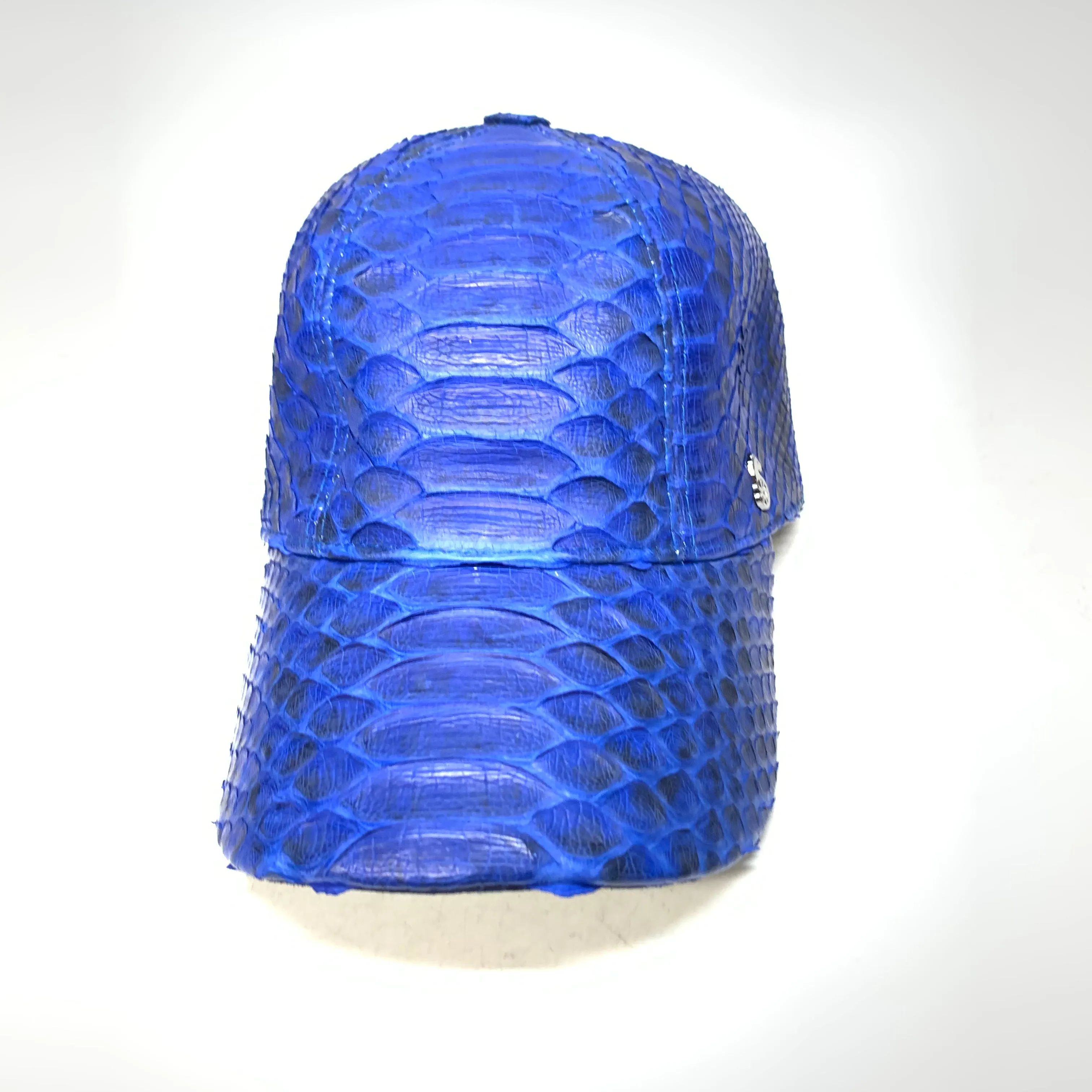 Barya NewYork All-Over Royal Blue Python Strap-Back Base Ball Hat
