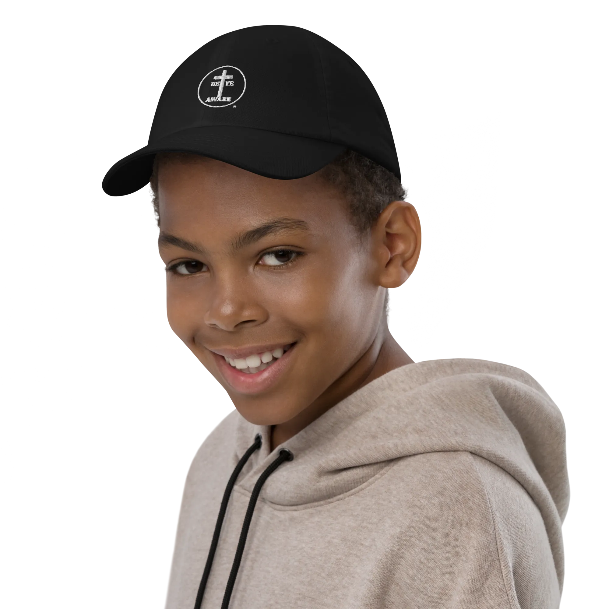 Be Ye AWARE Youth Baseball Caps
