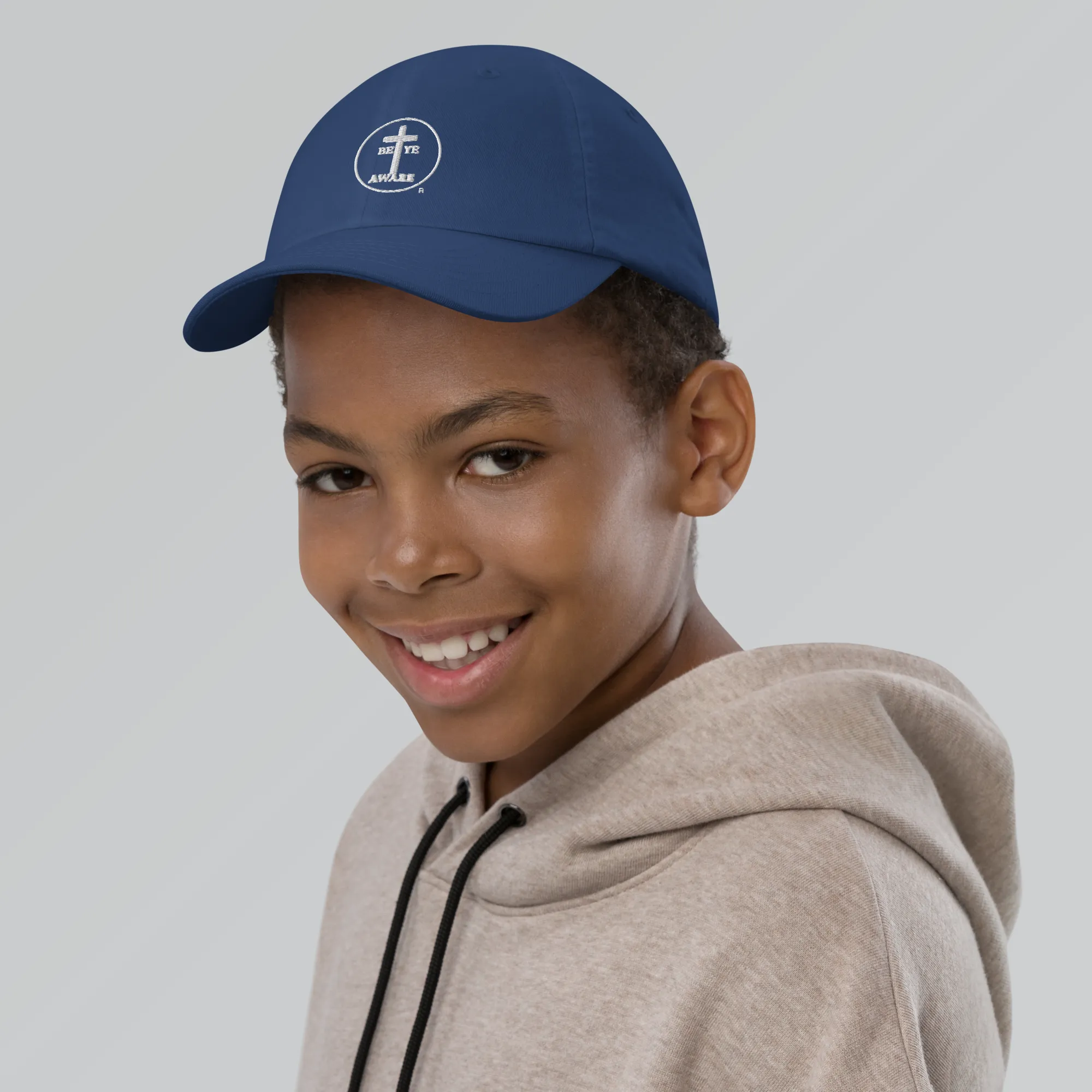 Be Ye AWARE Youth Baseball Caps