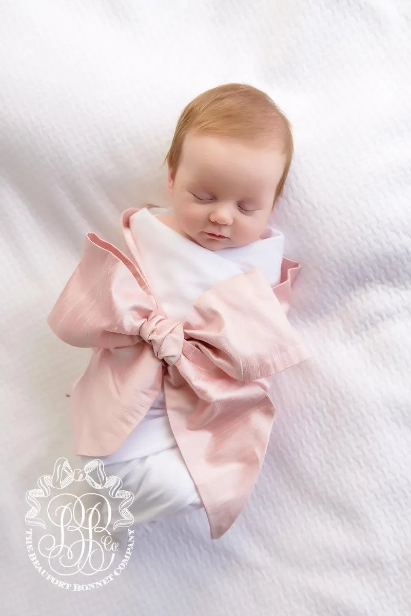 Beaufort Bonnet Bow Swaddle Silk