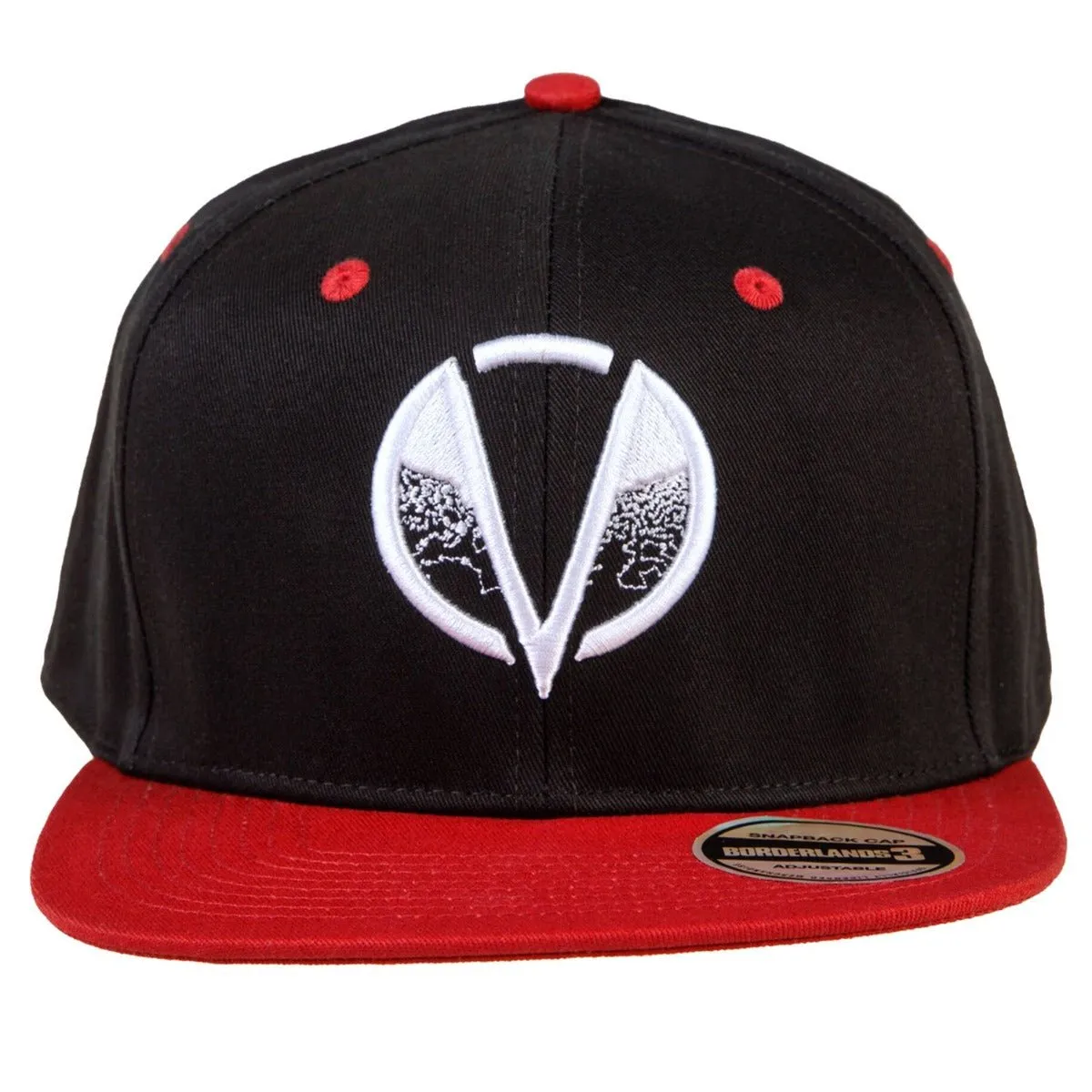 Borderlands 3 Children of the Vault Red and Black Snapback Cap