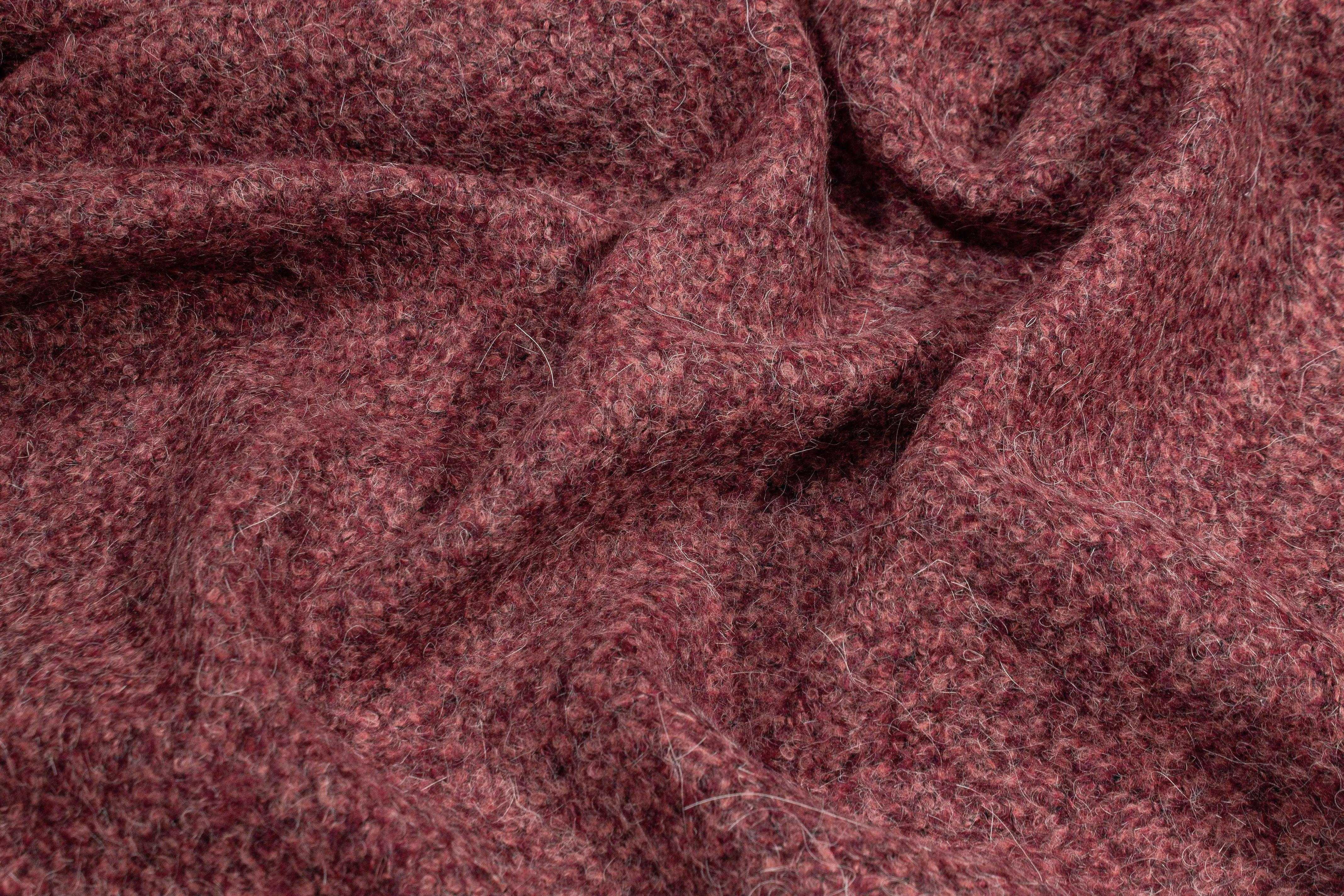 Brick Red Italian Wool Coating