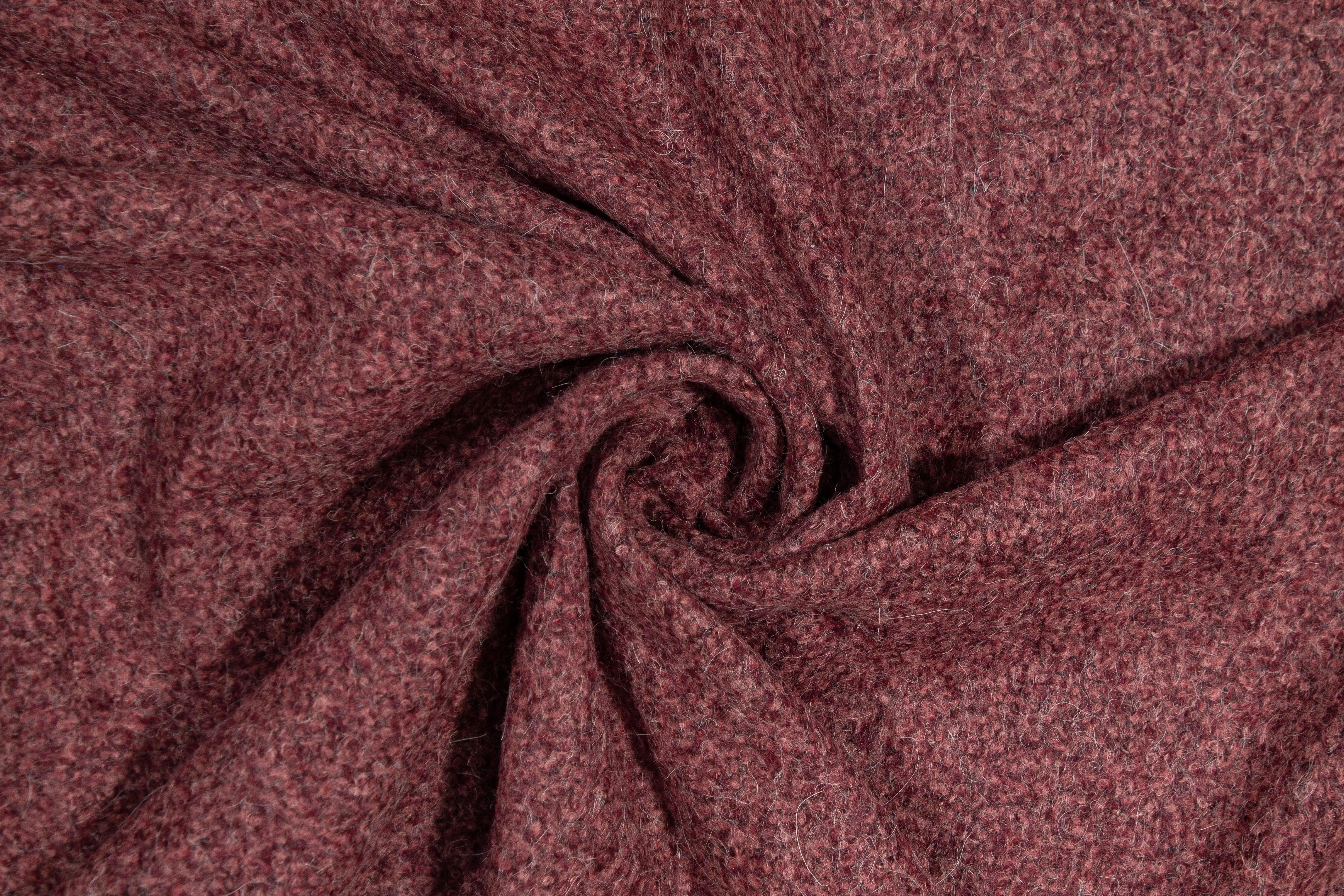 Brick Red Italian Wool Coating
