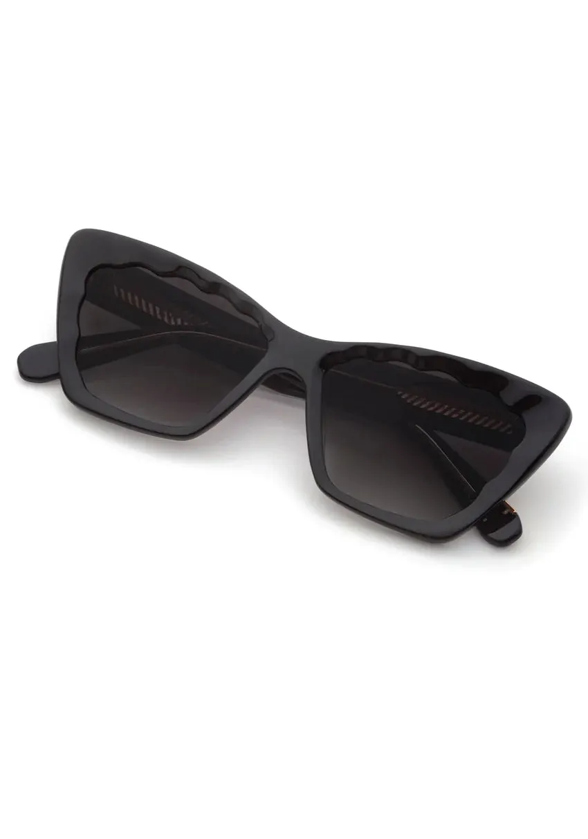 Brigitte ~ Black   Black & Crystal