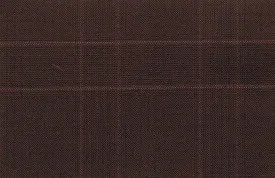 Burgundy Check 100% Wool (Ref-841077)