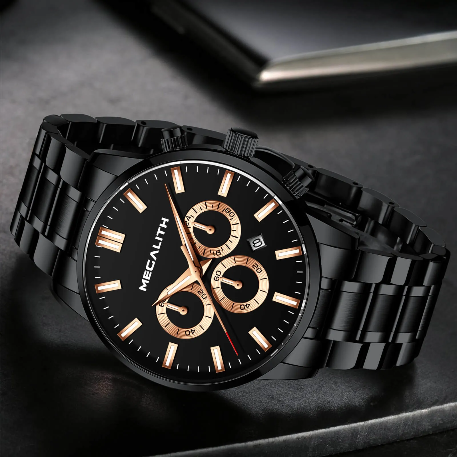 Chronograph Watch | Stainless Steel Band | 8254M