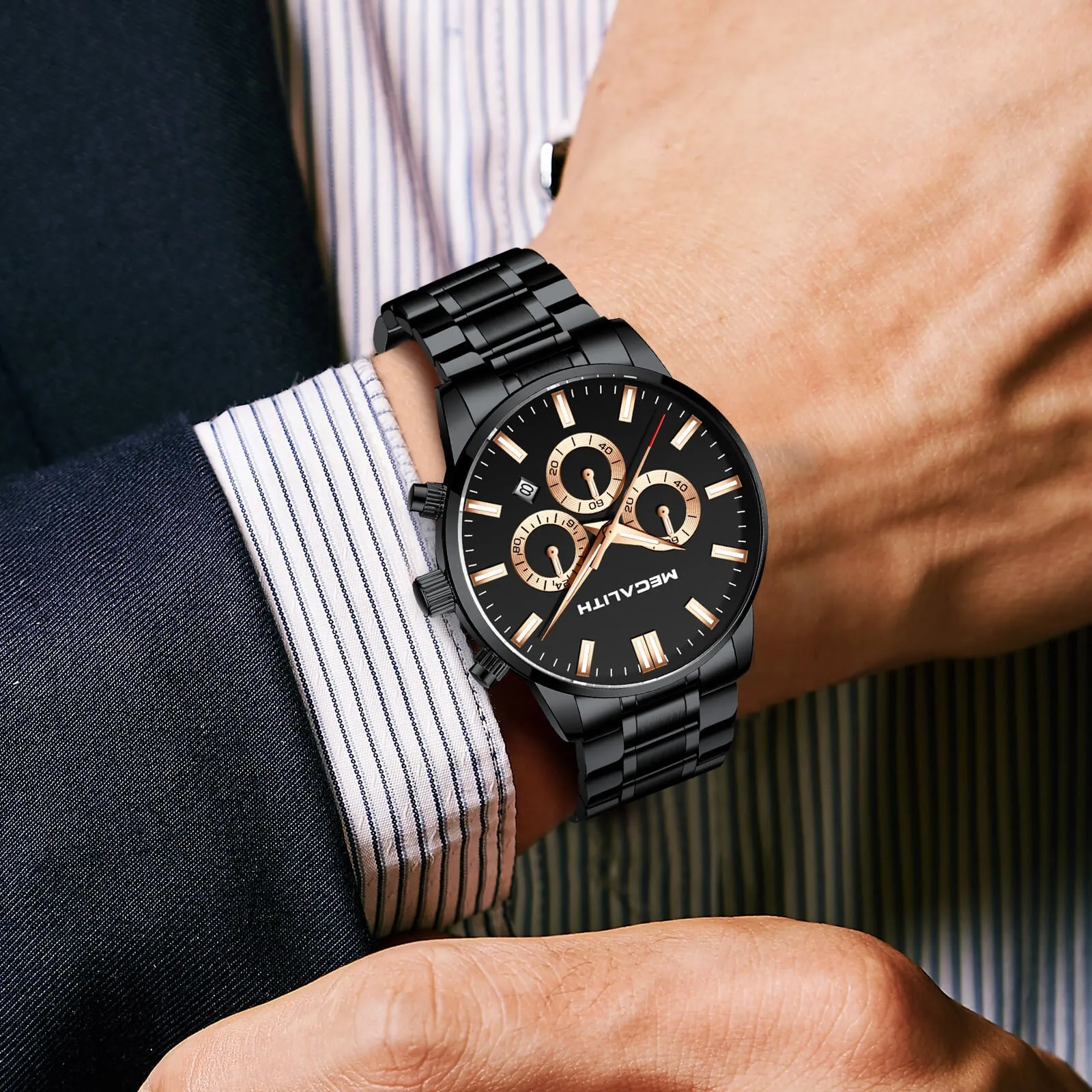 Chronograph Watch | Stainless Steel Band | 8254M