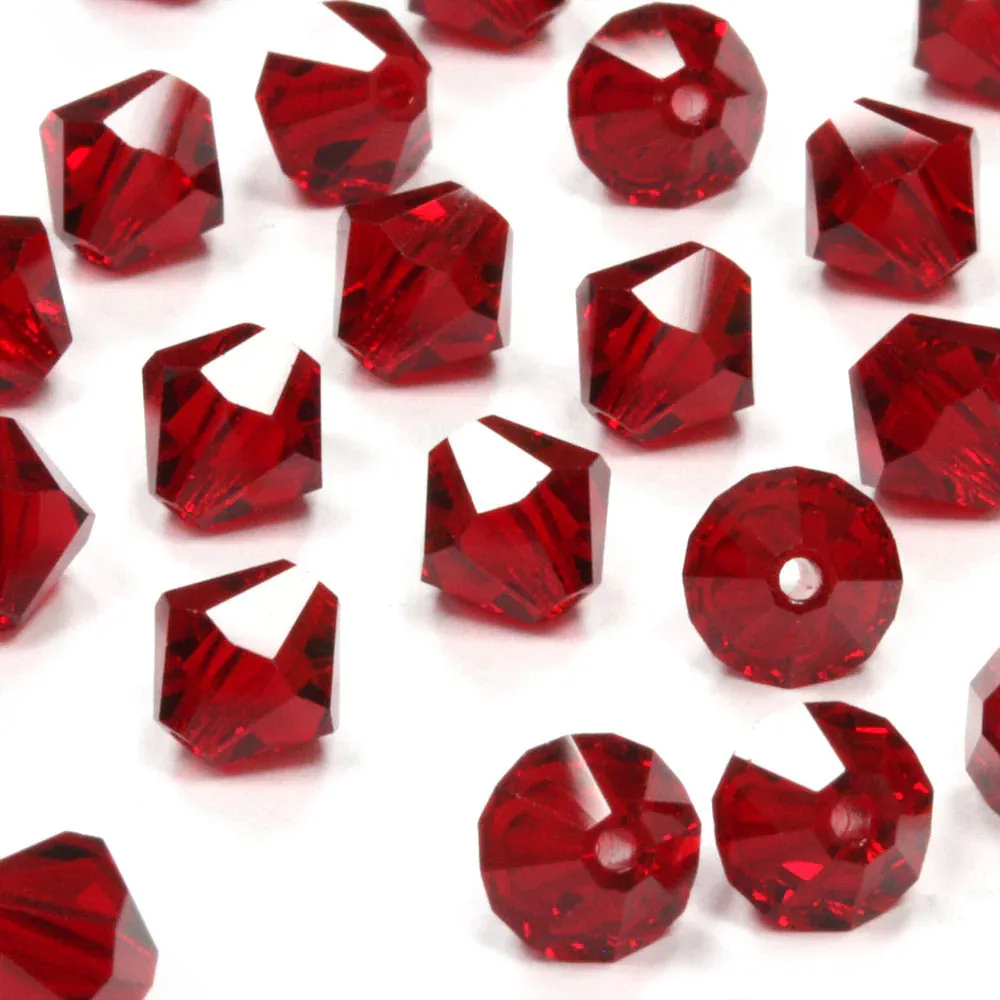 Crystal 4mm Bicone Rainbow Bundle - Pack of 7