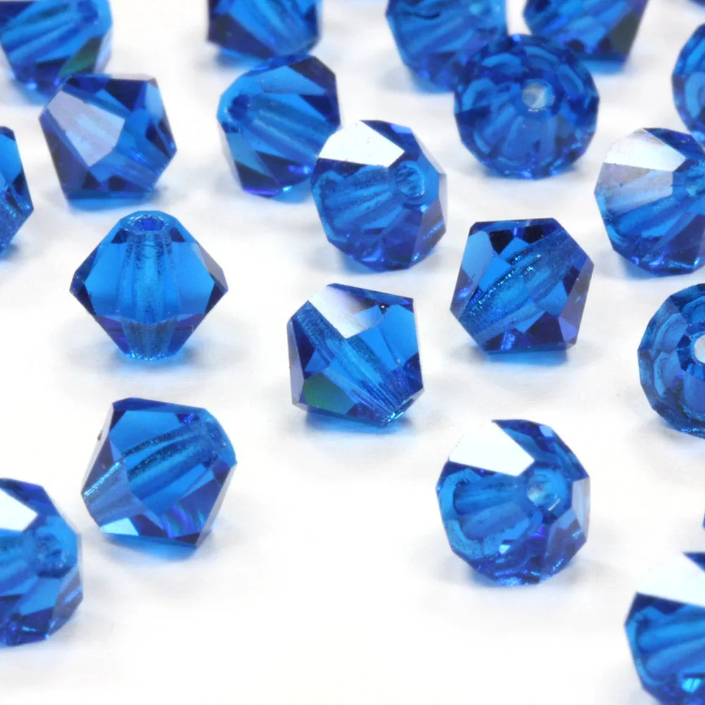 Crystal 4mm Bicone Rainbow Bundle - Pack of 7