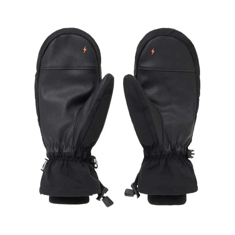 Dimito Block Zip Mitten Glove-BLACK