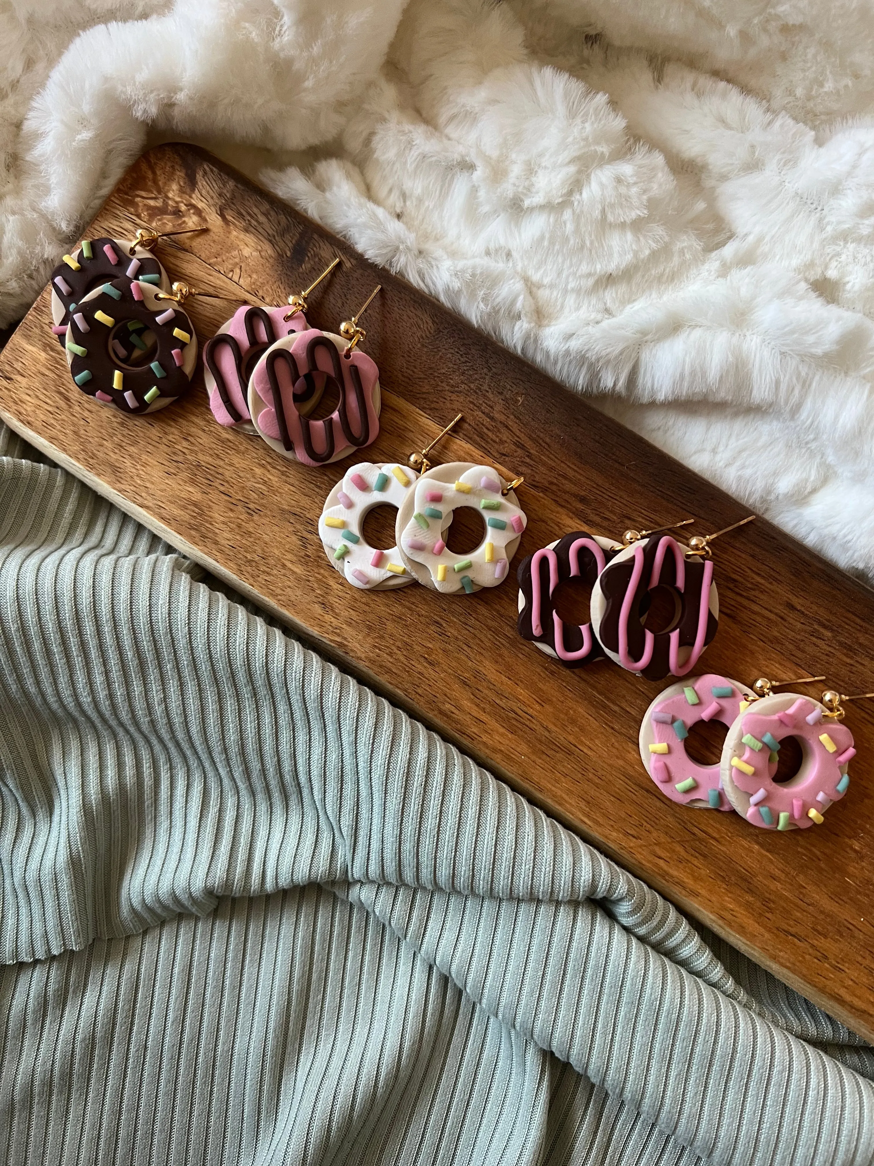 Dolly Donut Hole Stud Earrings