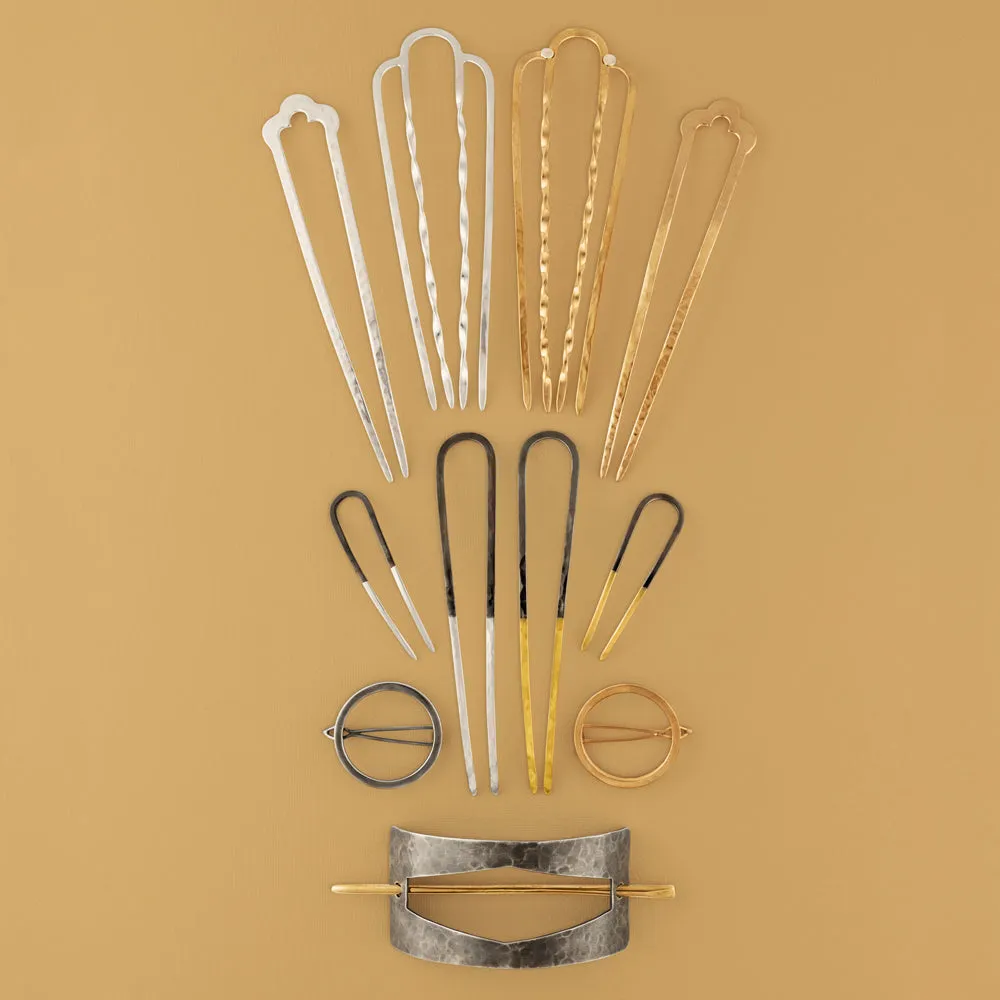 Effortless Twist Hair Fork in Bronze - Large