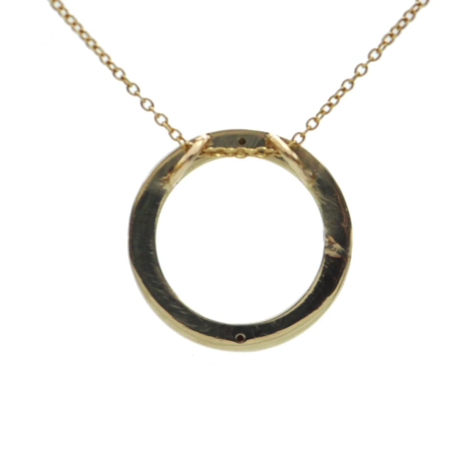 Enamel 14K Yellow Gold Slider Pendant