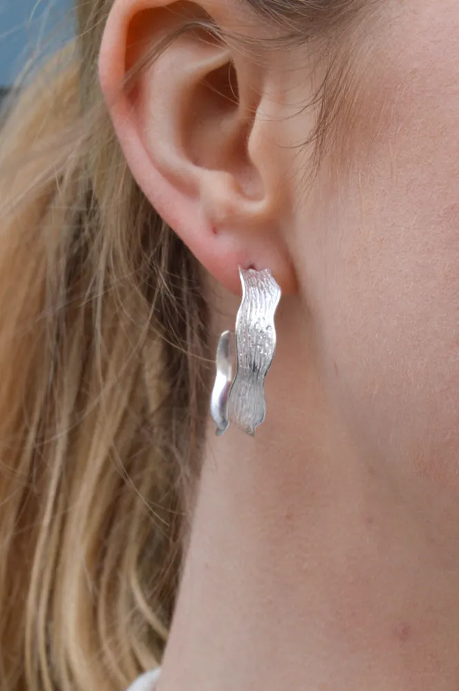 Enamel Copenhagen Large Ane Silver Hoops