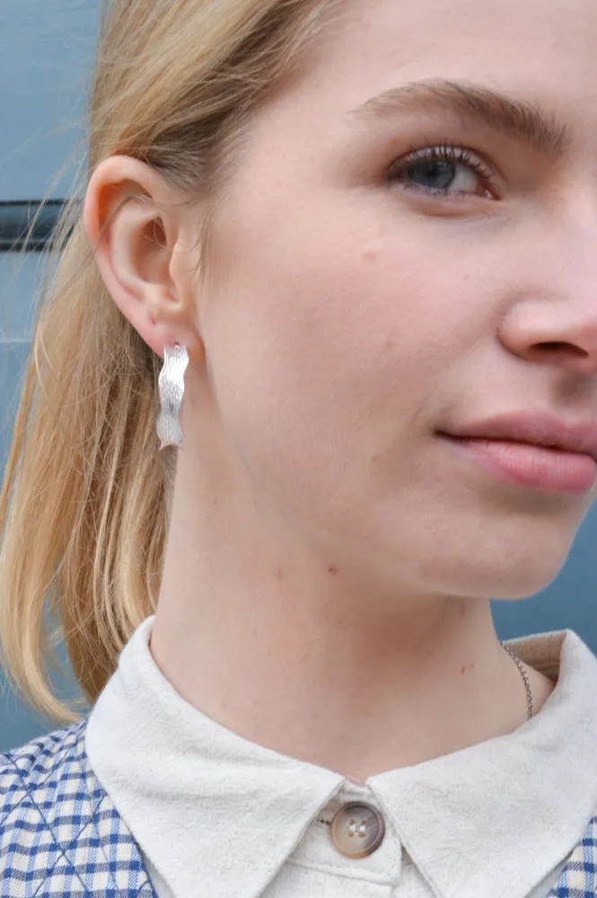 Enamel Copenhagen Large Ane Silver Hoops
