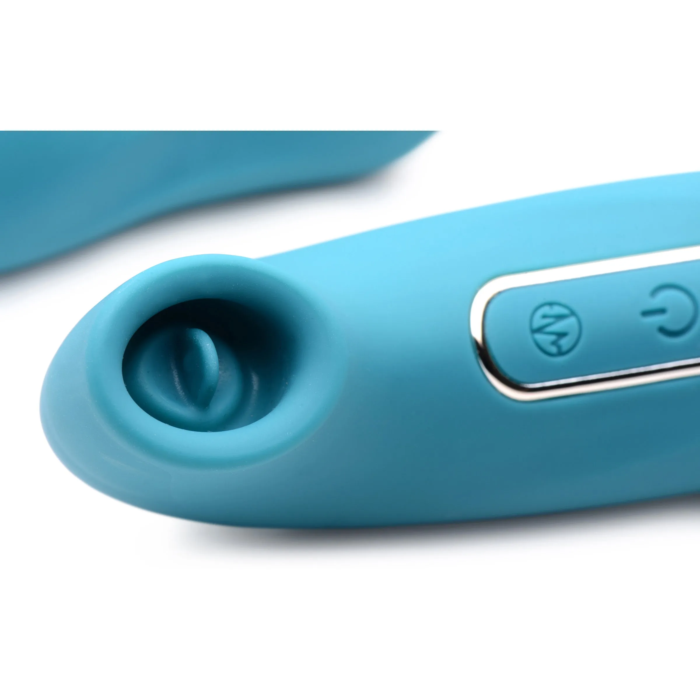 Entwined Silicone Thumping Egg & Licking Clitoral Stimulator
