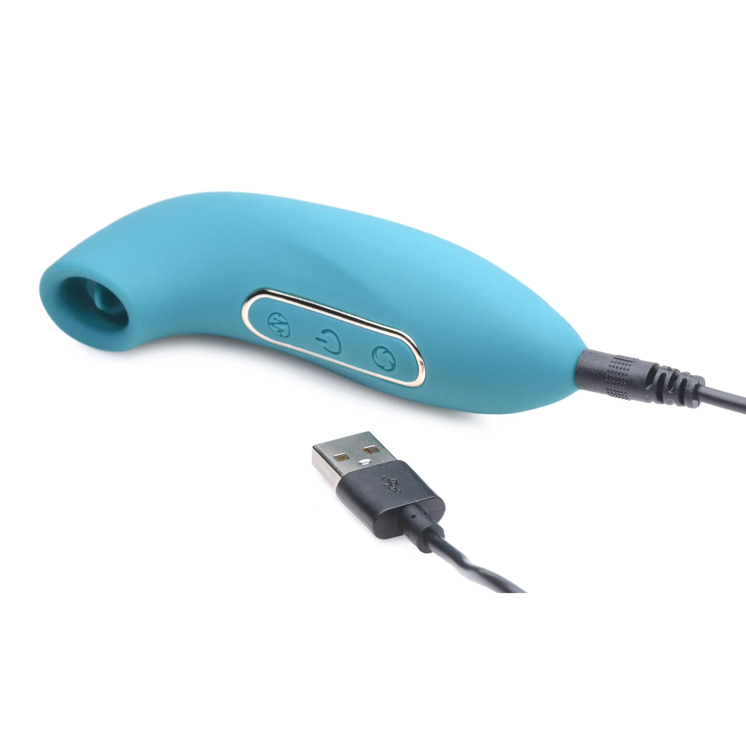 Entwined Silicone Thumping Egg & Licking Clitoral Stimulator