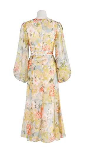 Floral Chiffon Dress EY8399 MS