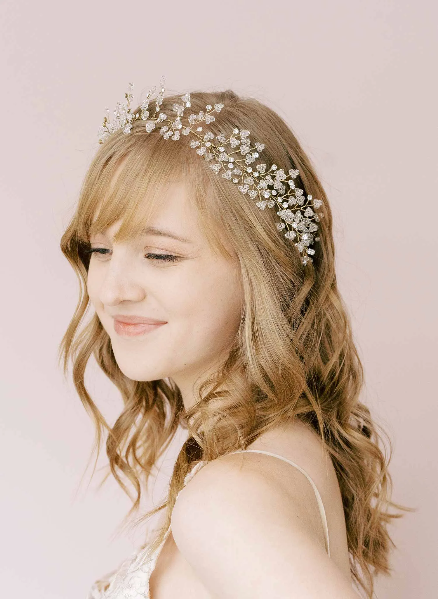 Flourish of crystals hair vine - Style #2139