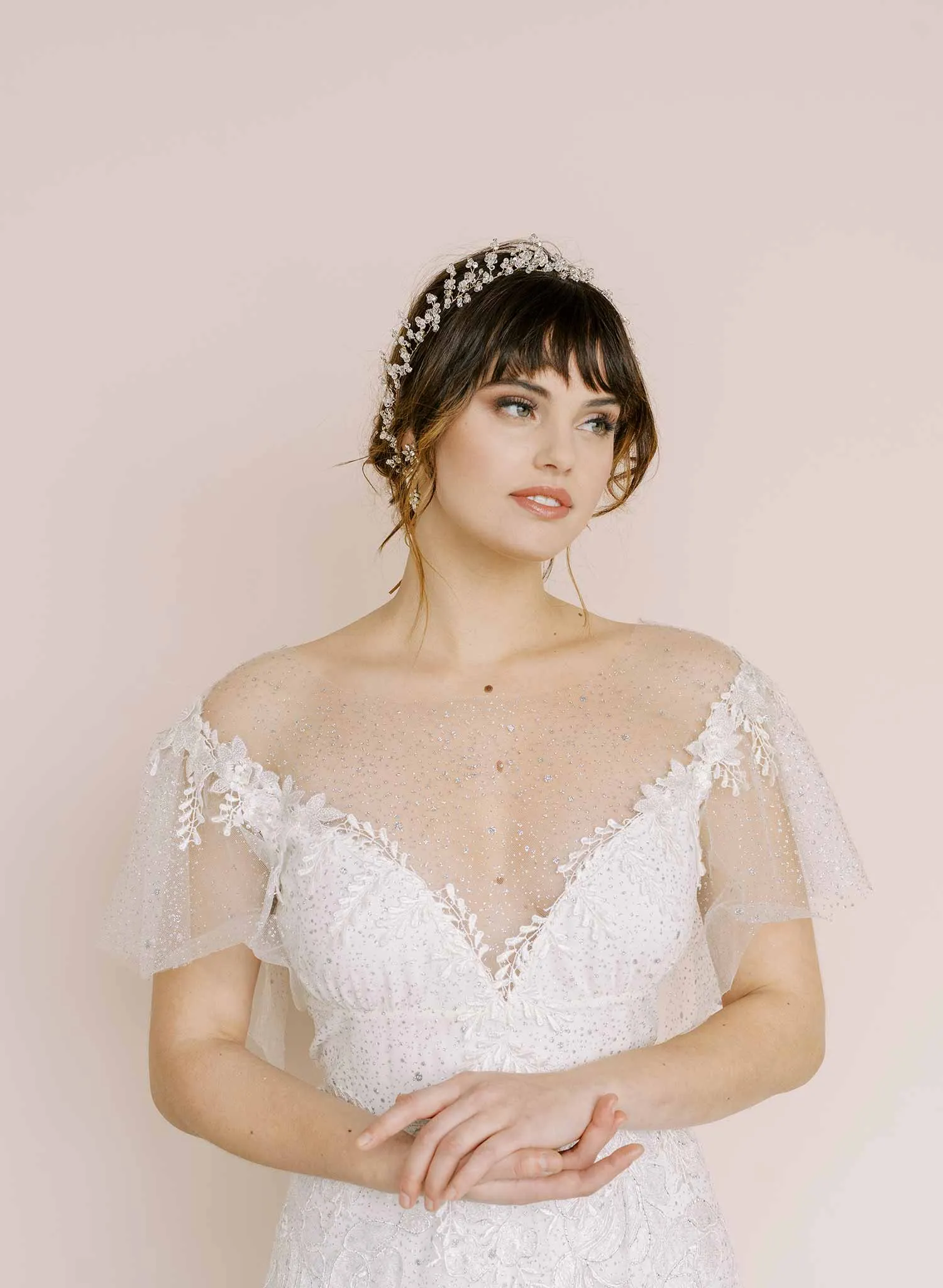 Flourish of crystals hair vine - Style #2139