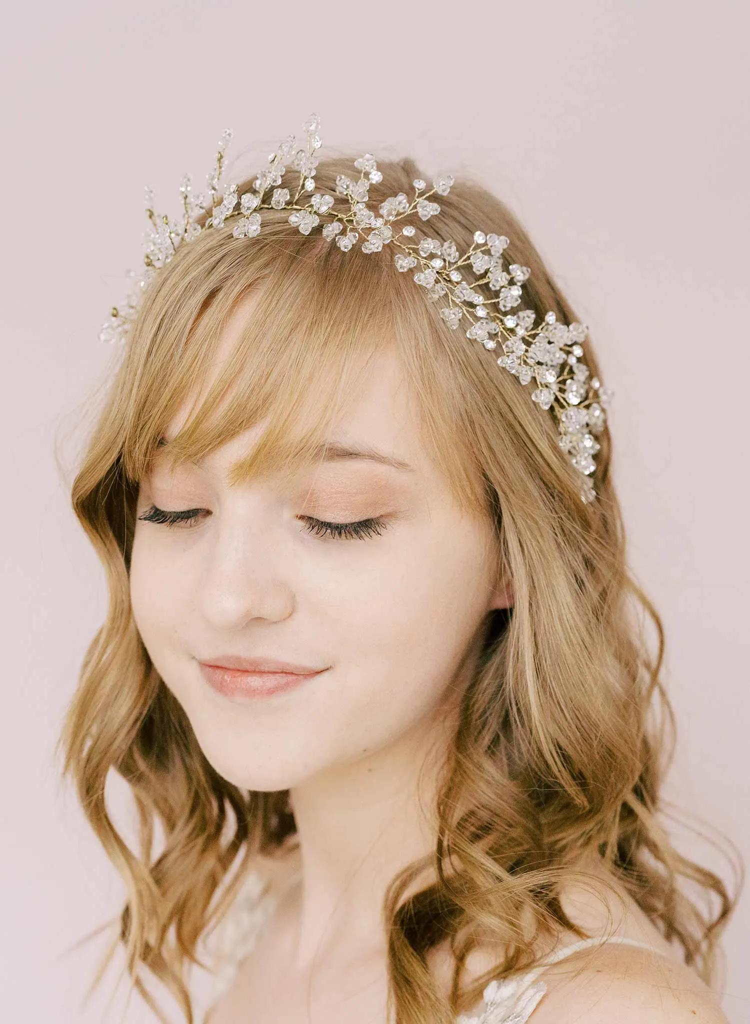 Flourish of crystals hair vine - Style #2139