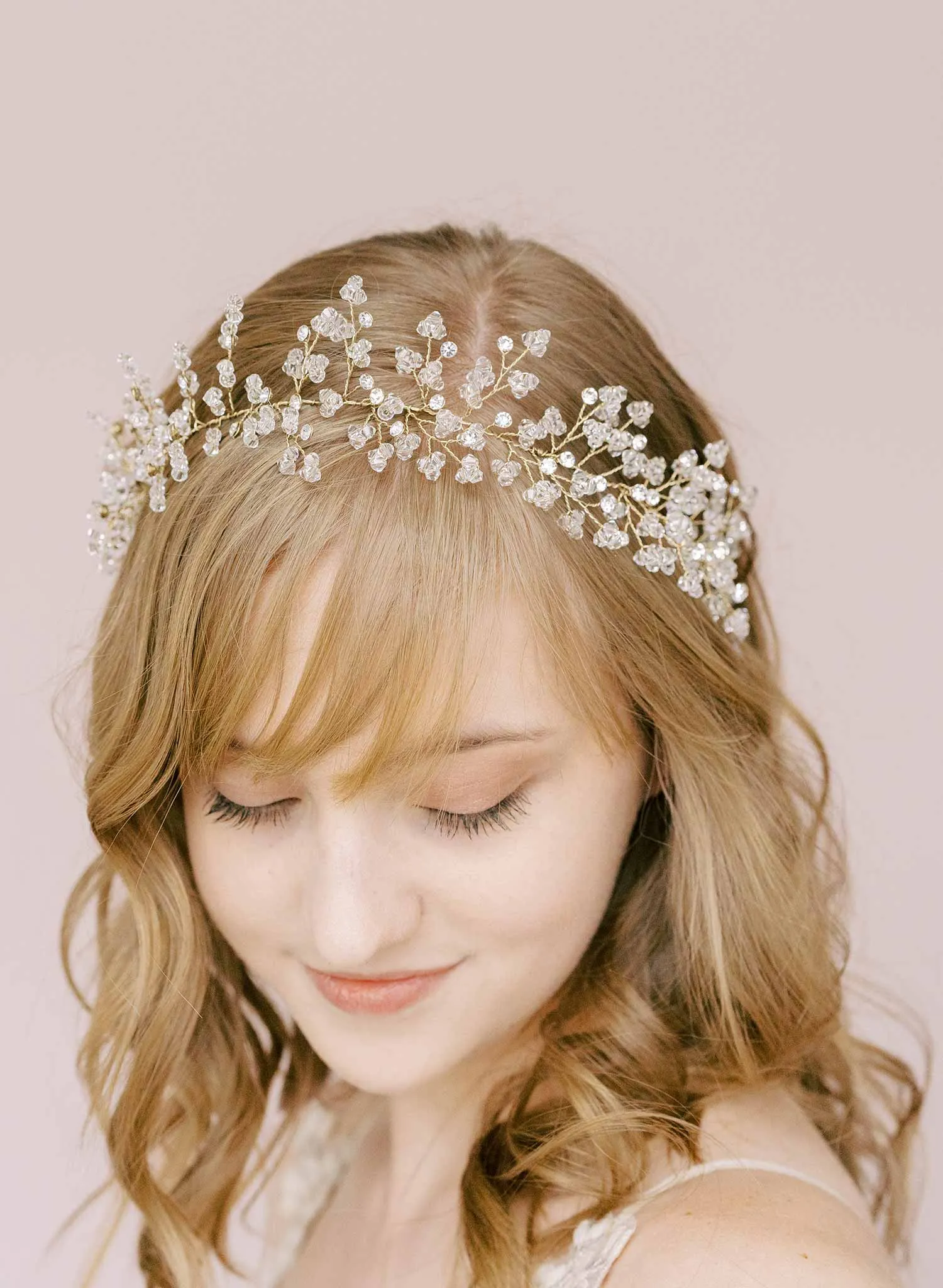 Flourish of crystals hair vine - Style #2139