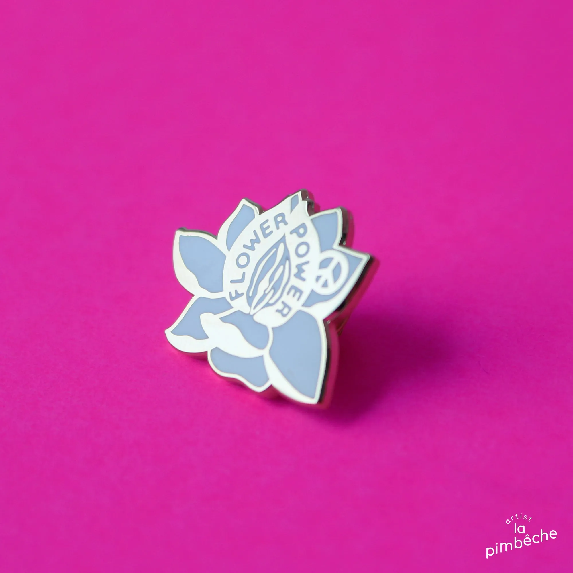 Flower Power in white