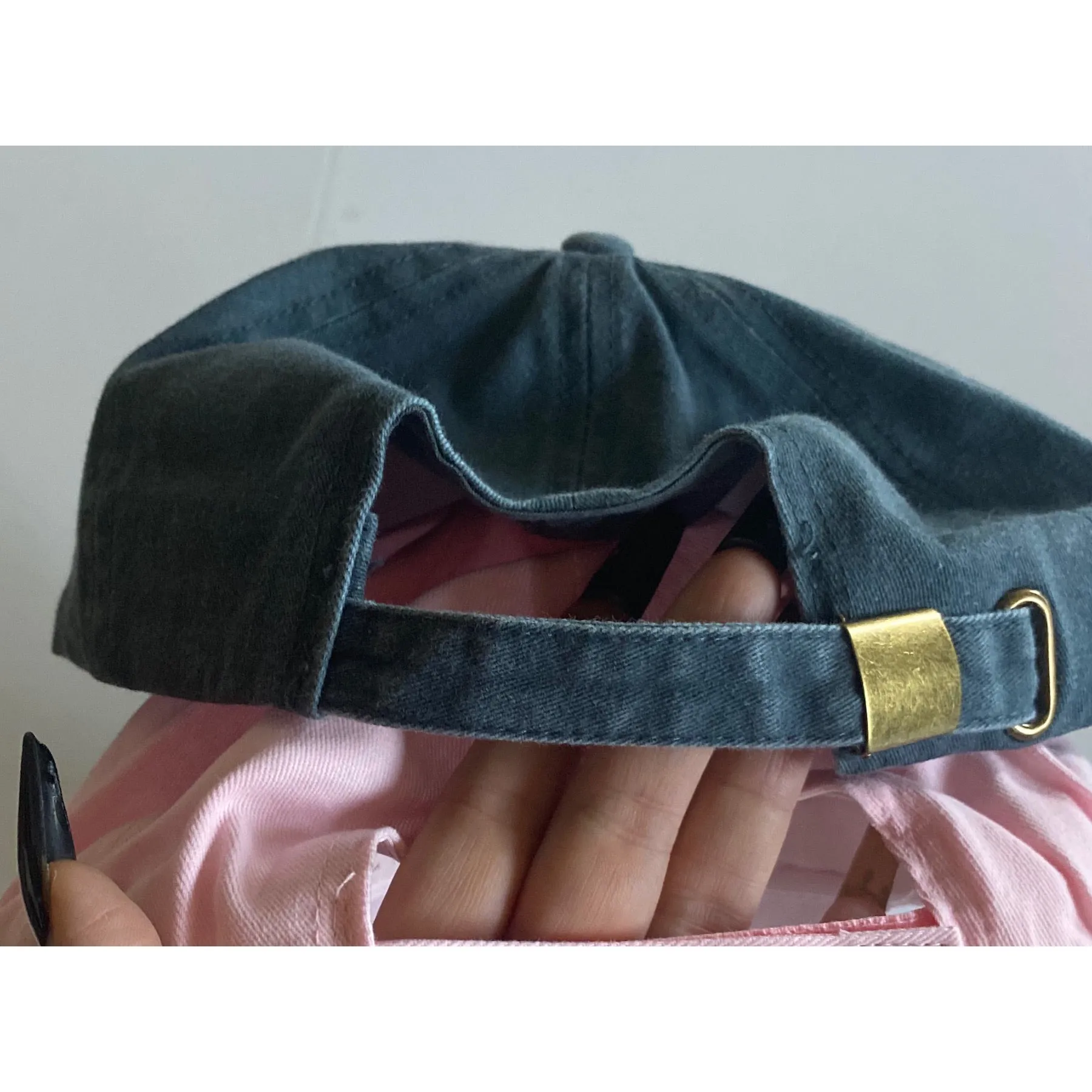 Ghost Embroidered Bat Low Profile Hat
