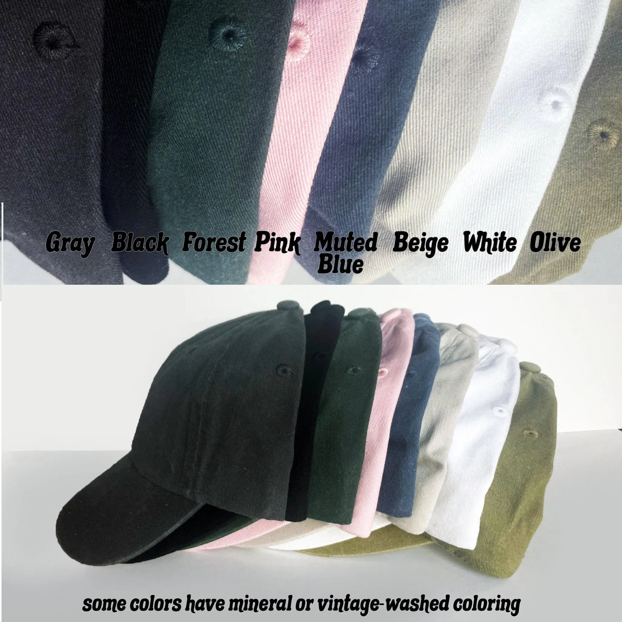 Ghost Embroidered Bat Low Profile Hat