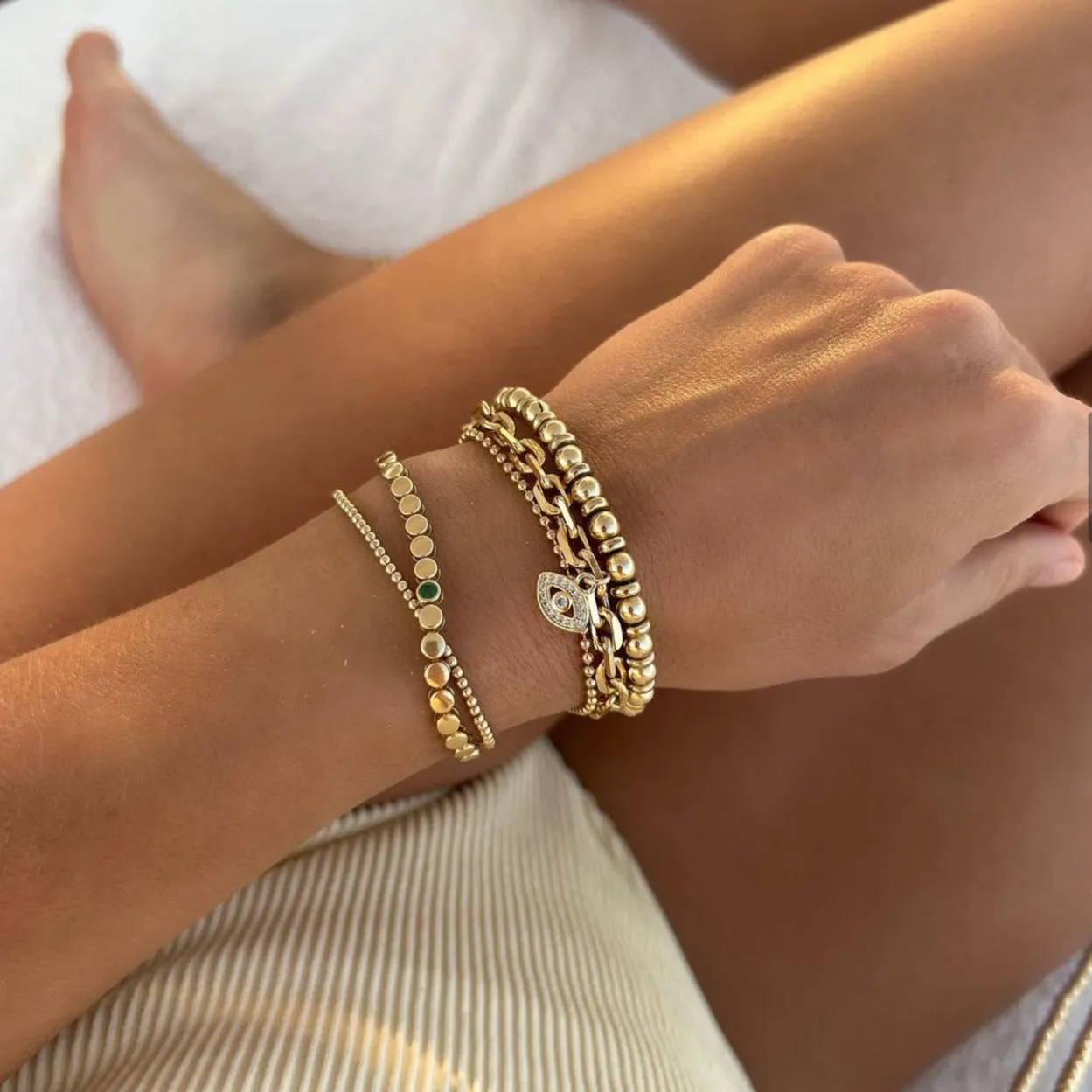 Gold Evil Eye