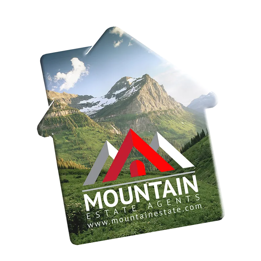 House Shaped Mint Cards