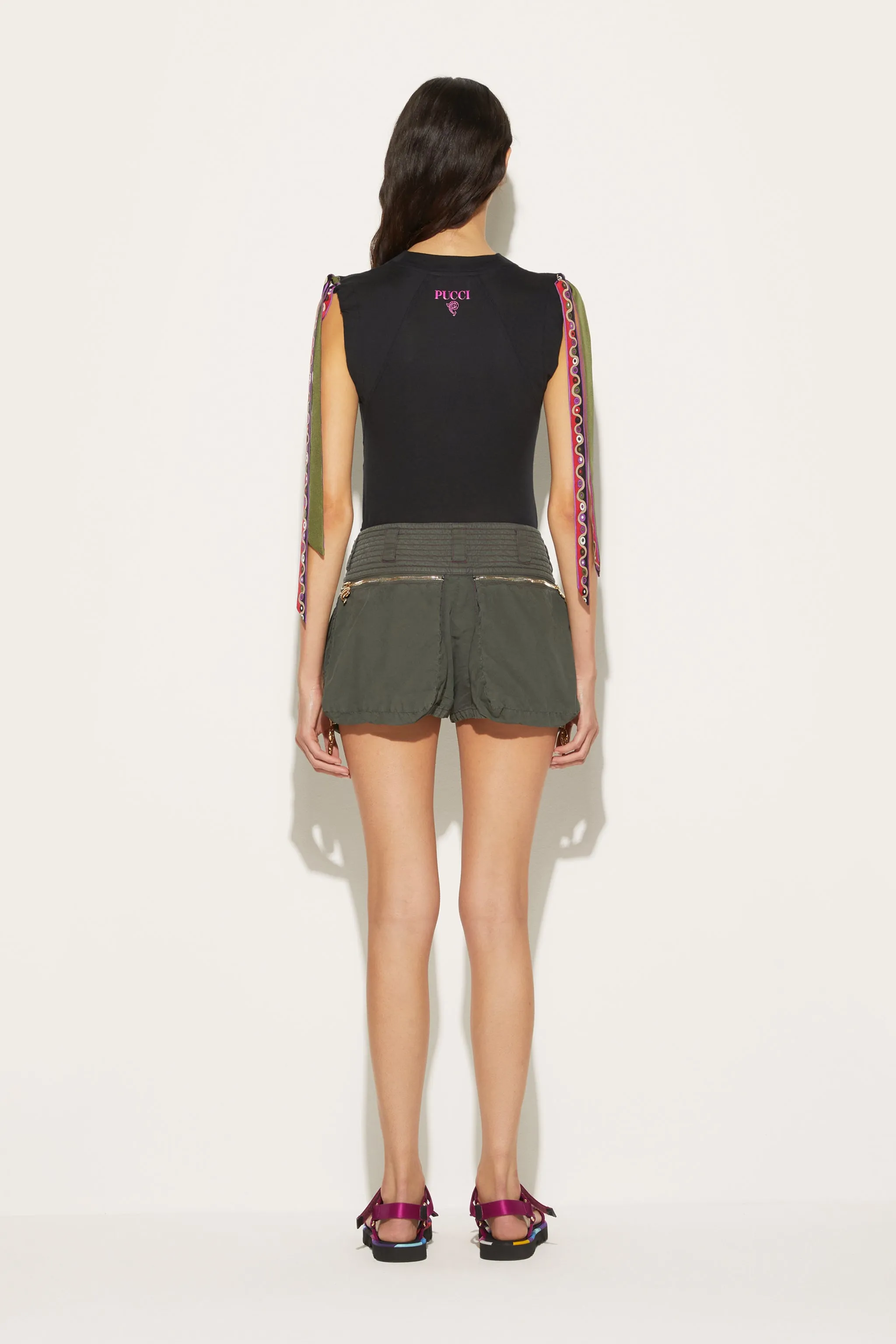 Iride-Print Cotton T-shirt