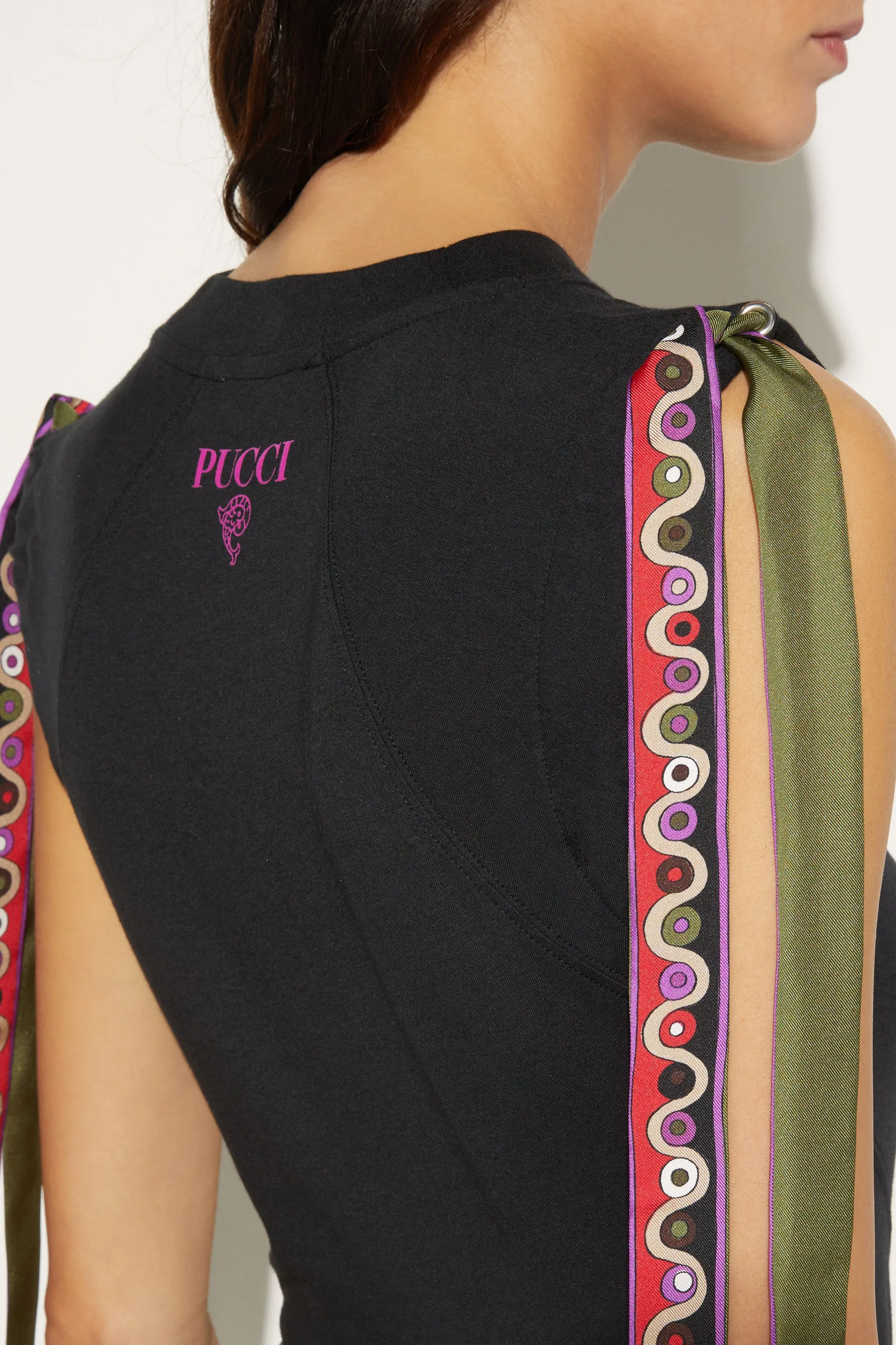 Iride-Print Cotton T-shirt