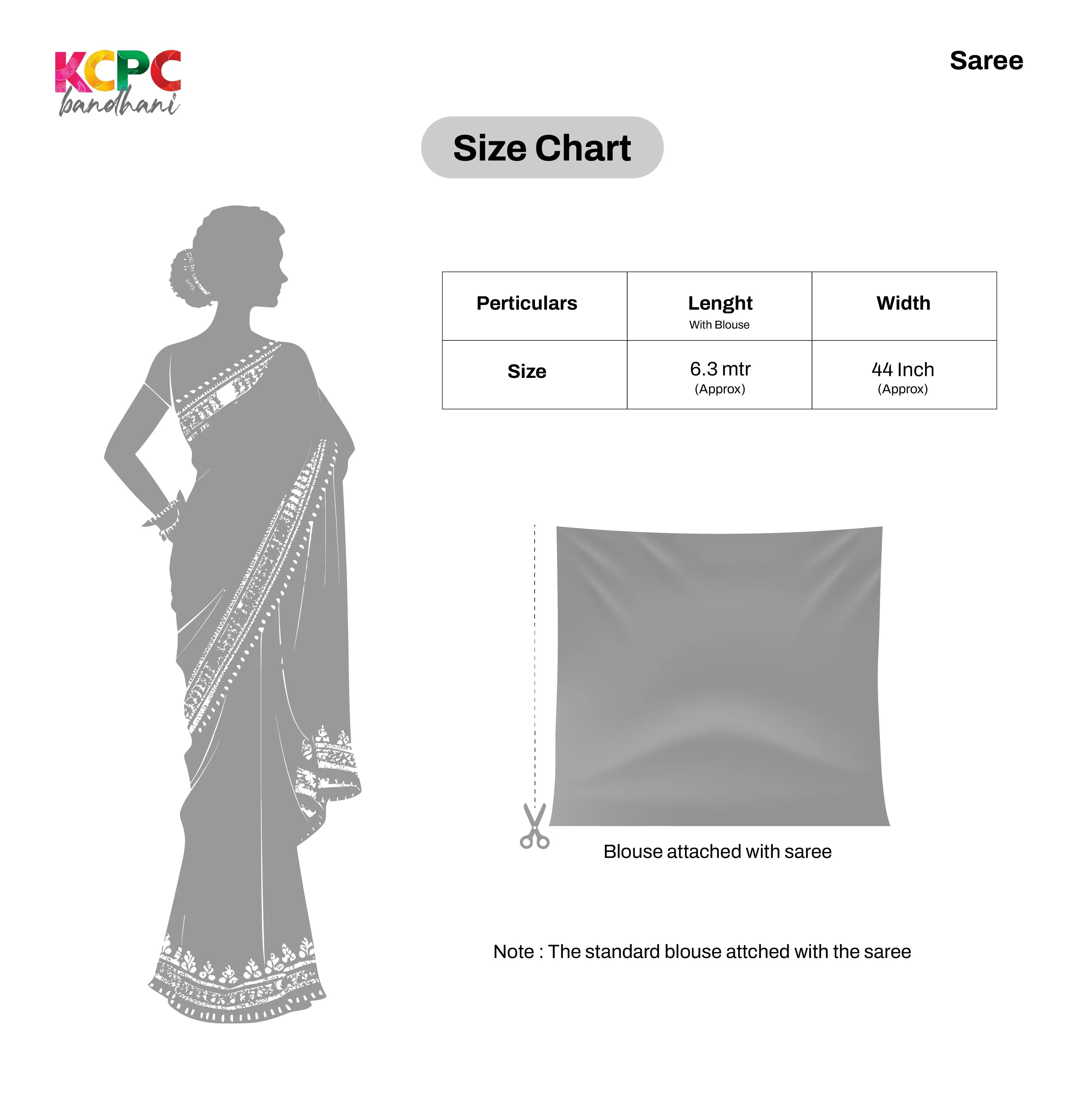 KcPc New Chiffon Gotapatti Work Lightweight With Blouse Saree AMT